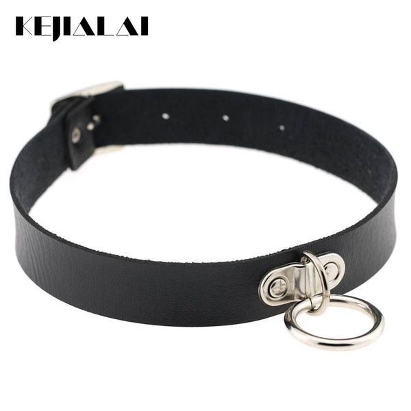 

simple fashion style fashion harajuku rivet punk simple leather necklace bracelet love lock for couples women gift, Golden;silver