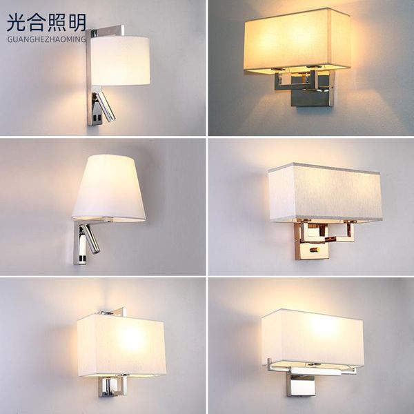 

modern led wall light iron corridor aisle dining room cabecero de cama home deco