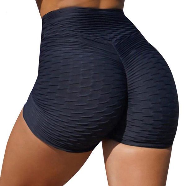 

yoga outfit women fitness shorts casual high elastic waist push up polyester solid skinny summer workout femme