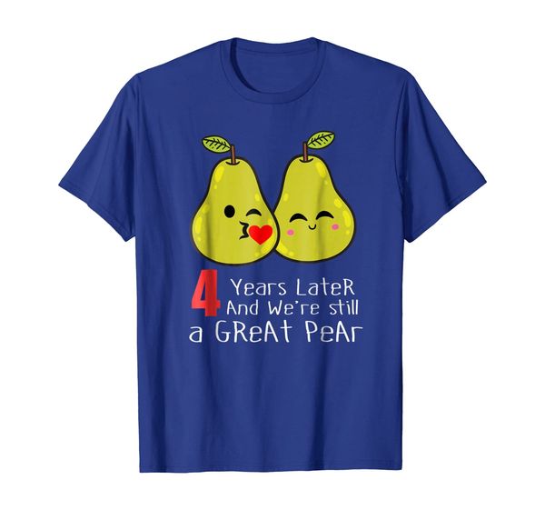 

4th wedding anniversary shirt gifts funny couples t-shirt, White;black