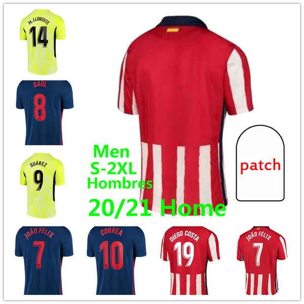 

21/22 Atletico Soccer Jerseys Suárez Madrid Champion 2021 2022 João Félix Saul Koke M.LLorente DEMBÉLÉ LEMAR CARRASCO OBLAK Men Kids Kits Training shirt football jersey 4XL, 21-22 home+ucl