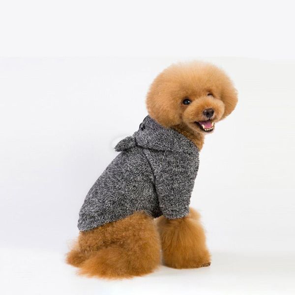 

dog apparel cute hooded costume small clothes cat pug supplies winter warm coral velvet puppy pet coat
