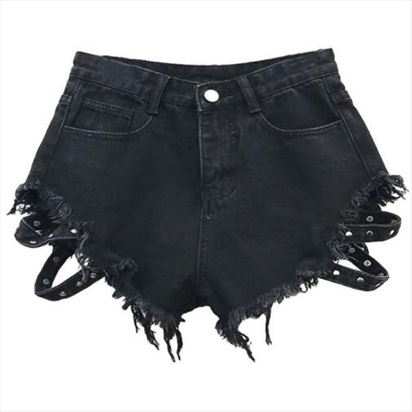 

fashionable casual shorts jacket womens jeans in autumn and winter of, Blue