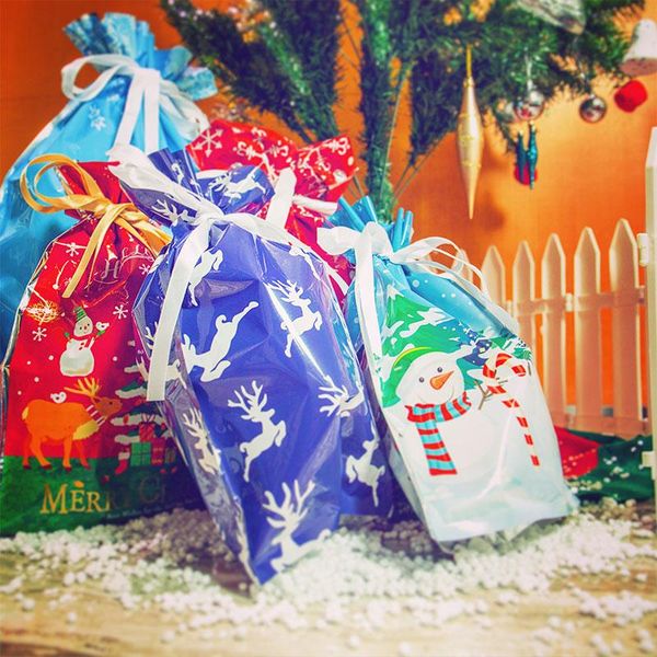 

christmas decorations mintiml one-tug bags drawstring gift bag set wedding candy box packaging drawable birthday party wrapping