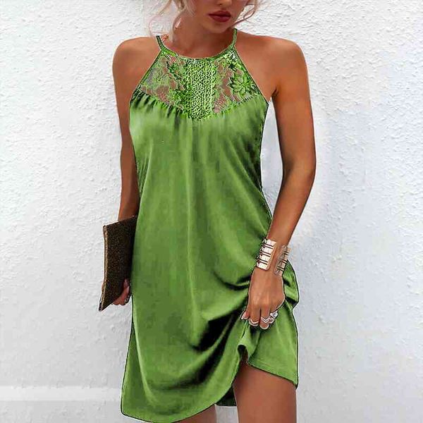 

fashion halter solid women dresses color lace sleeve neck strapless mini short green, Black;gray