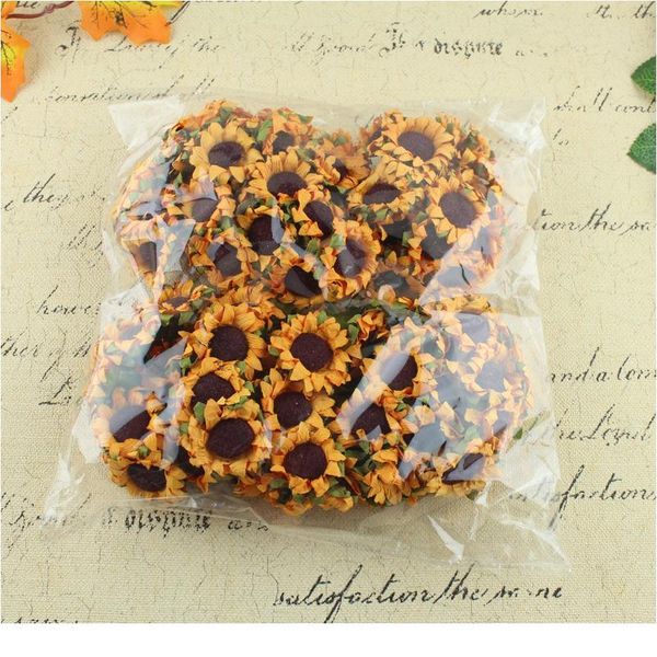 

pipifren artificial dried flowers dried plants sunflower for autumn decoration home wedding fake plant paper craft fleu qylnuz
