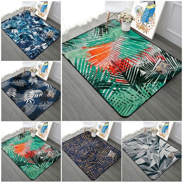 

carpets noridc green leaf pattern carpet living room tea table home decor rug bedroom bedside rectangle computer chair area rugs