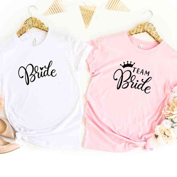 

women's t-shirt bachelorette party shirt of the bride's staff from cotton tshirt's wedding opyc, White