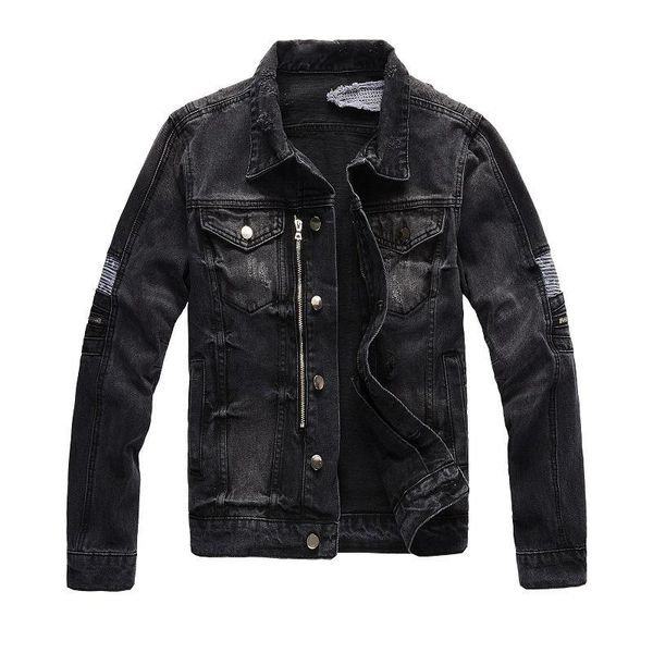 

men's jackets mens jacket fashion coat men women denim casual hip hopstylist clothing size m-4xl, Black;brown