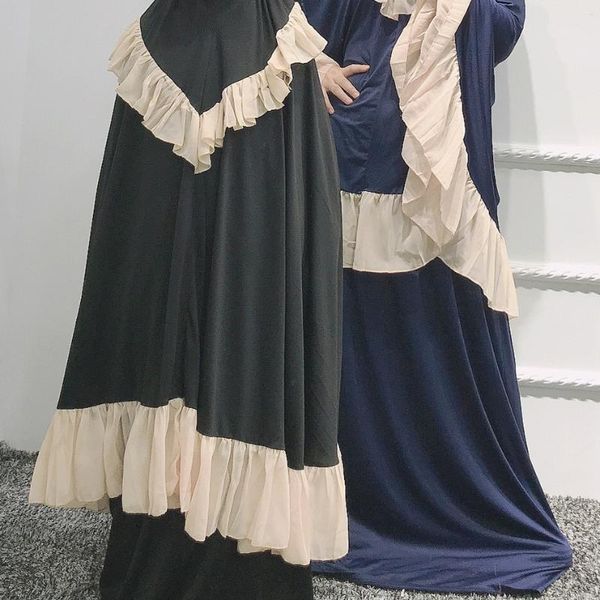 

ethnic clothing eid pray abaya dubai robe longue djellaba ensemble musulman khimar for women jilbab turkey islam arabic muslim hijab dress s, Red