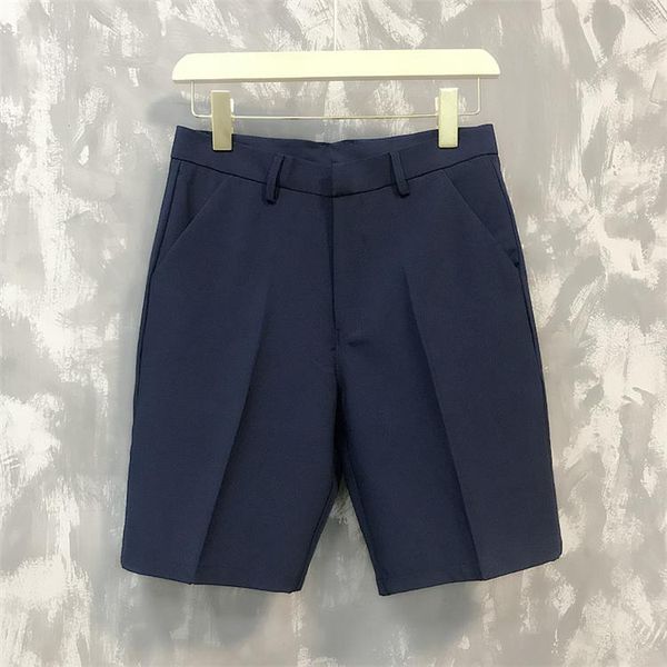 

men's shorts 2021 five-point pants summer trend casual 5 points mid wild youth loose white suit bermuda masculina, White;black