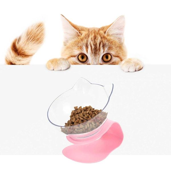 

dog bowls & feeders pet cat dedicated double bowl with stand feeding for water slow convenience feed protect spine