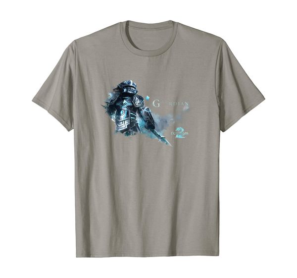 

official guild wars 2 guardian t-shirt, White;black