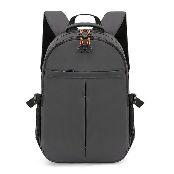 

backpack college student schoolbag 2021 leisure business lapback pack for men youth daily work teenager sports bag gray