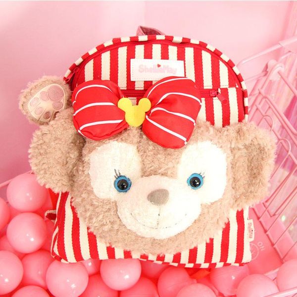 

backpack duffy bear shelliemay plush kids cartoon school bag children canvas gifts