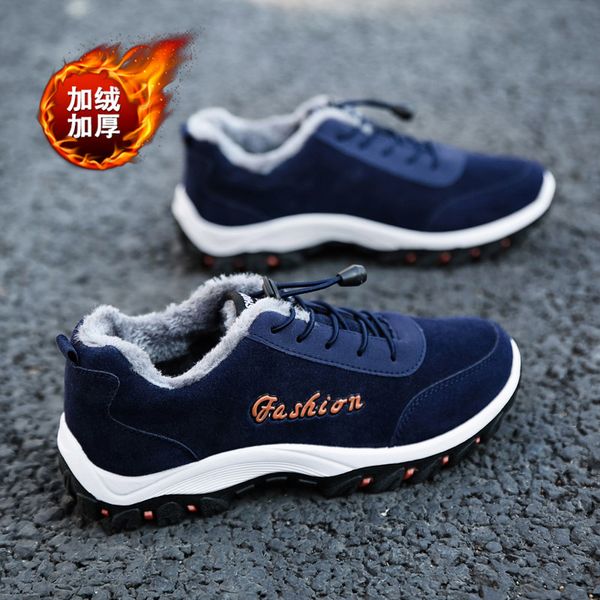 

winter shoes warm-skinned 2021 new anti-slip teddy of grey black men 569 boots f7im