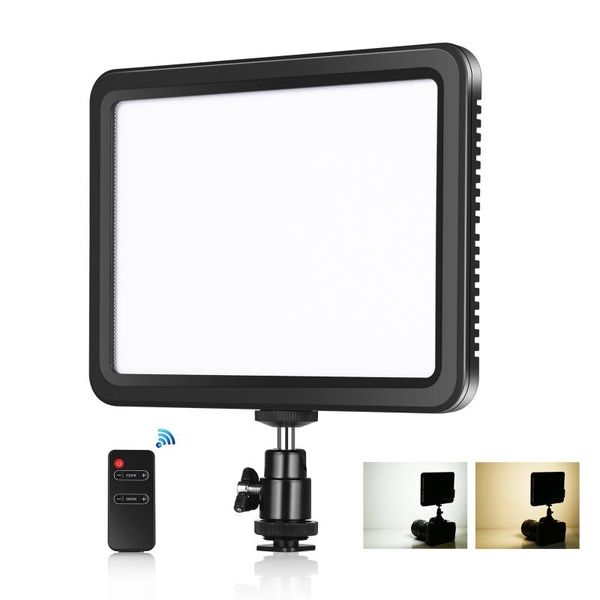 

flash heads puluz 116 leds 12w 3300-5600k dimmable studio light video & po with remote control