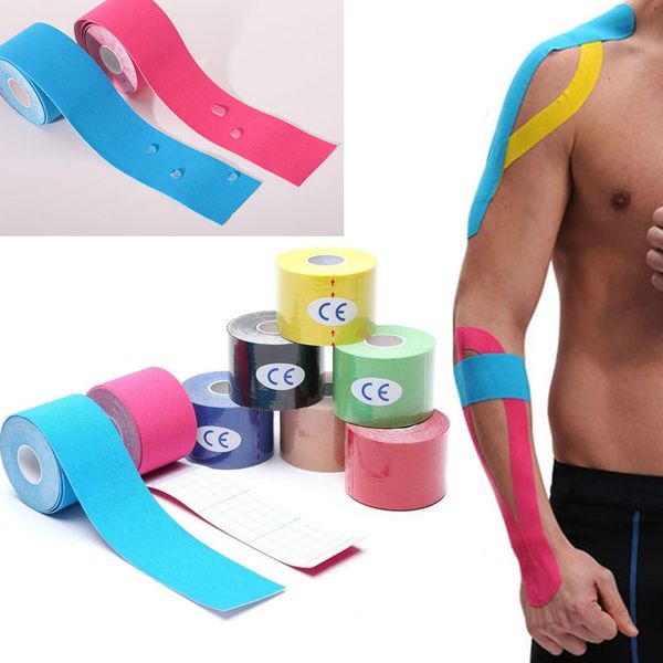 

3pieces/lot 2.5cmx5m gauze tape colourful self-adhesive elastic soft clean healthy bandage first aid medical health emergency treatment 2016