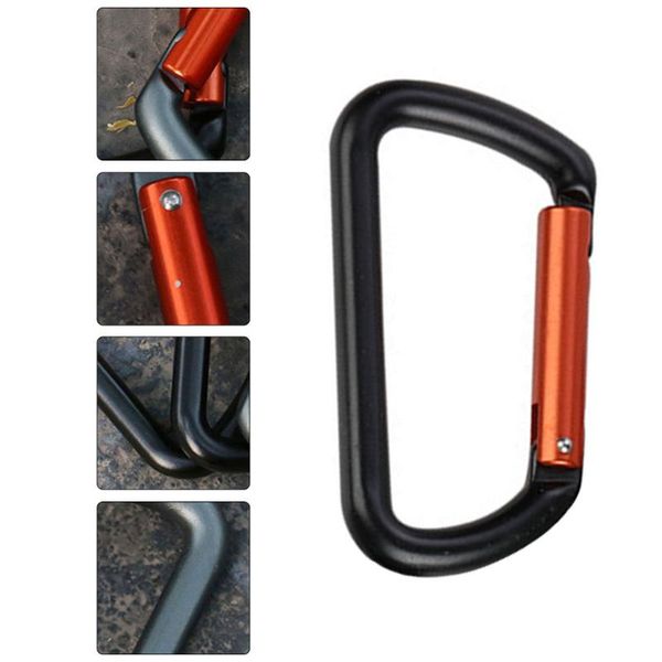 

cords, slings and webbing 2pcs climbing buckle mountaineering hook hammock safety (random color)