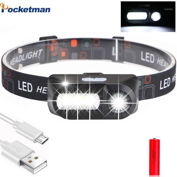 

headlamps brightest led headlamp outdoor head light camping xpe+cob usb charging fishing headlights waterproof with 186501