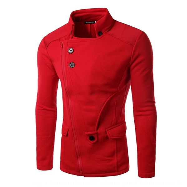 

autumn and winter korean style casual jacket slim men's coat kg-541, Black