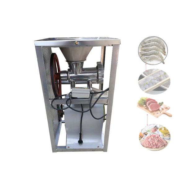 Máquina moedor de carne elétrica comercial prateleira de frango Máquina de ossos quebrados Moer pimenta Enema é especial 2,2 KW