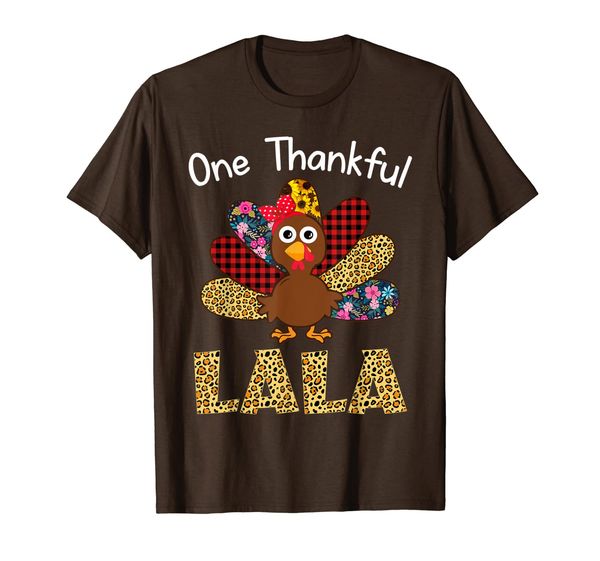 

One Thankful Lala turkey Thanksgiving matching family T-Shirt, Mainly pictures