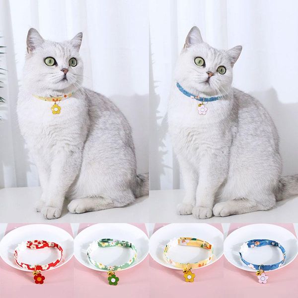 

cat collars & leads dog fruit pendant collar puppy neck ring strap with bell cute strawberry orange pineapple peach safety pet supply adjust