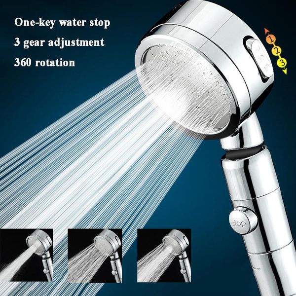 

bath accessory set universal shower head high pressure rain showers adjustable water saving showerhead luxury for home el bathroom sprayer