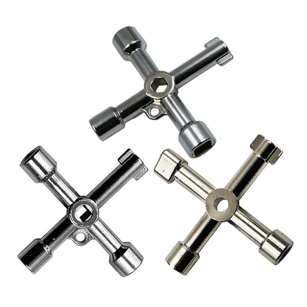 

hand tools triangle key spanner in multifunctional electric control cabinet for elevator door water meter valve square hole round