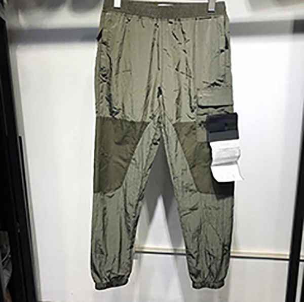 

toney pants four color autumn spring reflective trousers casual stone sweatpants men women001, Black