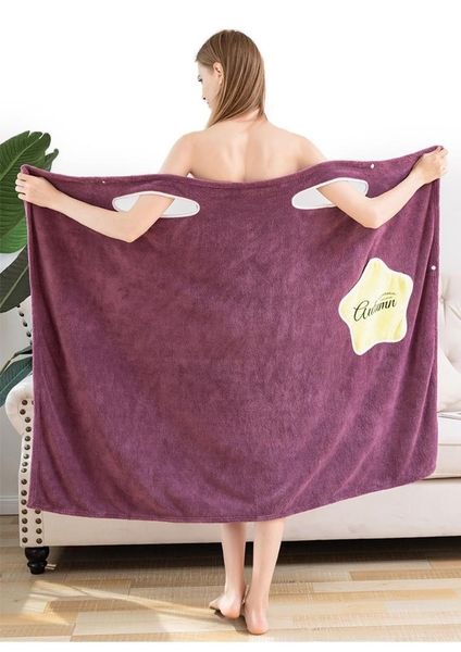 

towel household wearable bathrobes women microfiber soft and skin-friendly absorbent bath towels home textiles bathroom sauna