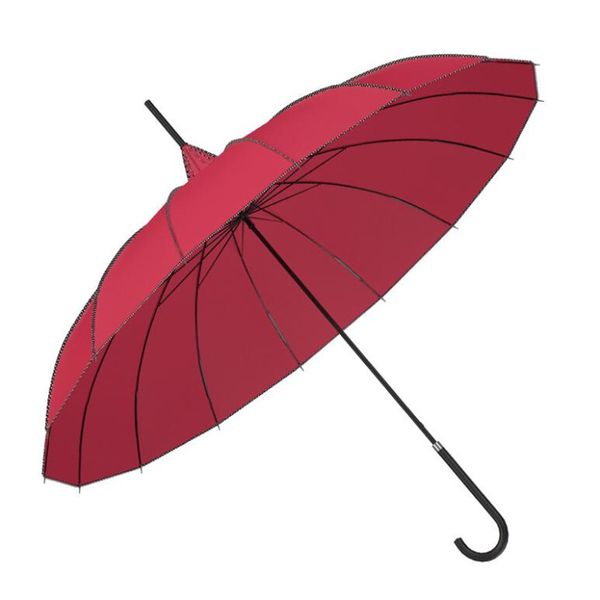 Pagode-Regenschirm, einseitig gewickelt, langer Griff, Prinzessinnen-Sonnenschutz, frische kreative Fotografie, Retro-Regenschirm, kostenloser Versand
