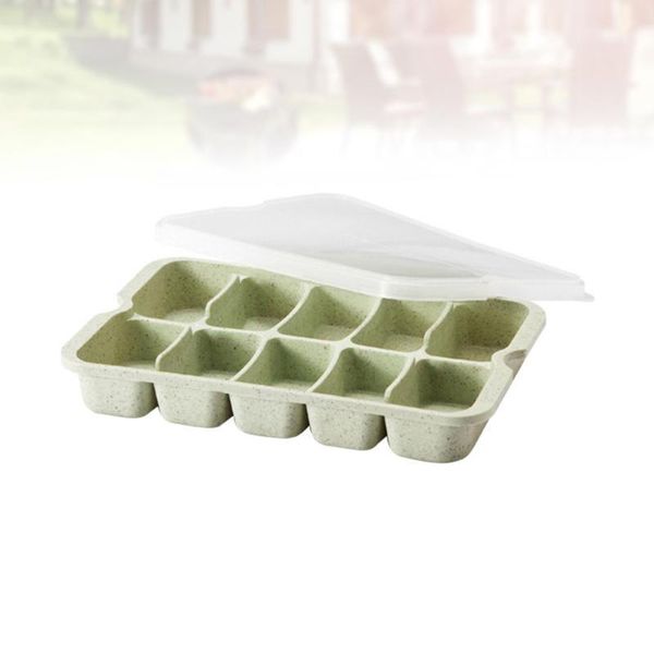 

storage bottles & jars 3pcs kitchen wheat straw dumpling box boxes bins preservation crisper with lid (random color)