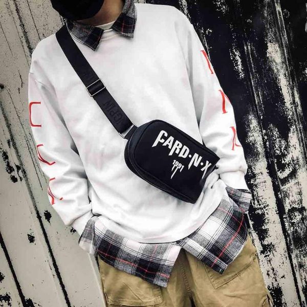 

waist bags messenger shoulder contrast pockets multi-function bag chest streetwear cool packs