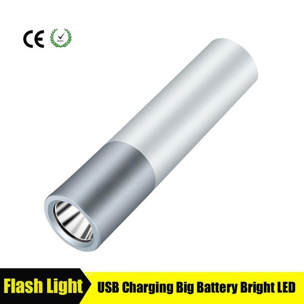 

rechargeable mobile power mini led usb charging 5 lighting mode