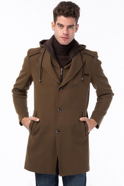 

men's jackets dewberry men 's black overcoat-1020001 p8371, Black;brown