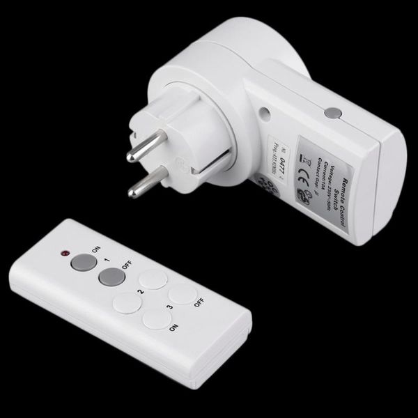

smart power plugs 433.92mhz wireless remote control home house outlet light switch socket +1 eu connector plug