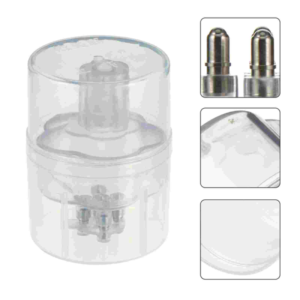 

machining 1pc empty roller bottle hair growth serum oil applicator for scalp care