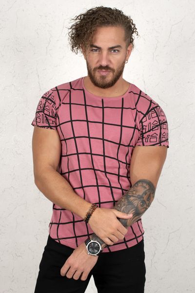 

Powder Square Men 's Tee Shirt 2002023 Espe, White;black