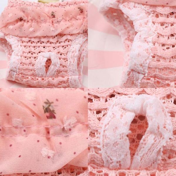 

dog apparel multi-size pet chiffon lace shorts diaper sanitary physiological pants washable female short panties briefs