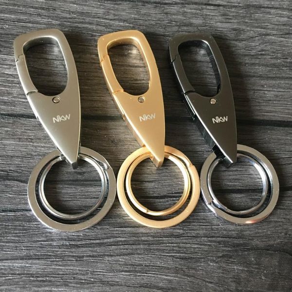 

keychains metal keychain men's waist pendant simple business tjp-182, Silver