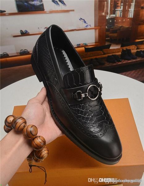 

fotwear men dress shoes 37-45 lace up wedding party oxfords for designeer men office formal shoes outdoor male pointed toe leather shoes, Black