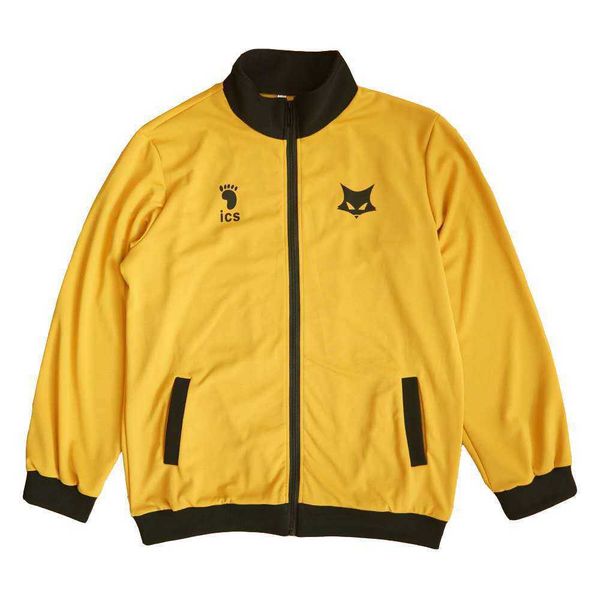 

haikyuu msby team jackets 3d printing fall winter baseball jacket stand collar jacket men/women hip hop jacket zipper 210715, Black
