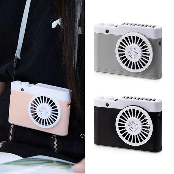 

usb rechargeable camera wearable sports outdoor hanging neck fan