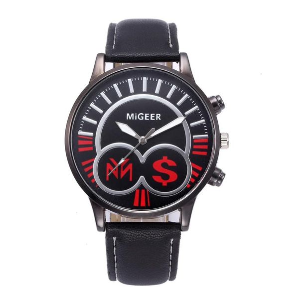 

the men's watches sleek minimalist fashion with strap dial men's quartz watch gift watch male clock couples reloj hombre, Slivery;brown