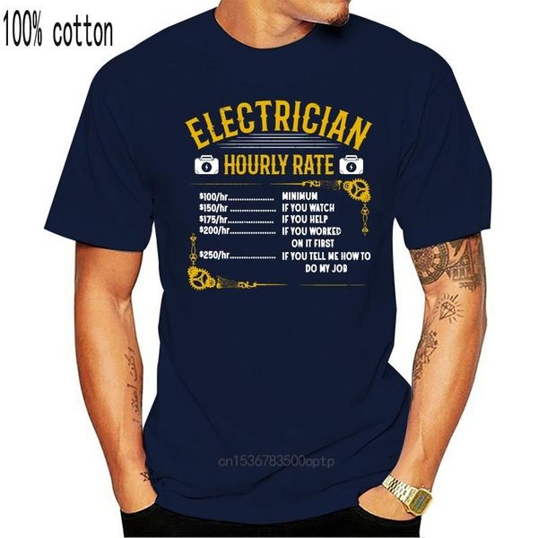

women's t-shirt electrician hourly rate funny electrical engineer, White