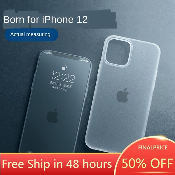 

(+ hydrogel film) iphone 12 case 12pro anti drop silicone 12pro max transparent ultra thin mini all inclusive lens cases