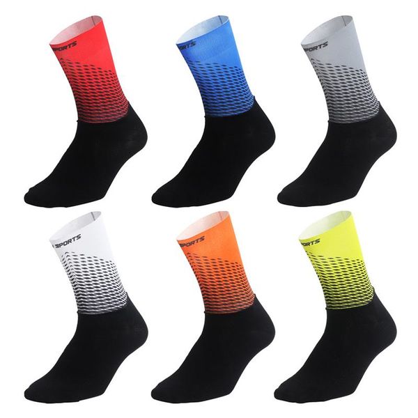 

sports socks professional cycling wear-resistant breathable basketball for women men sweat-absorbent sport, Black