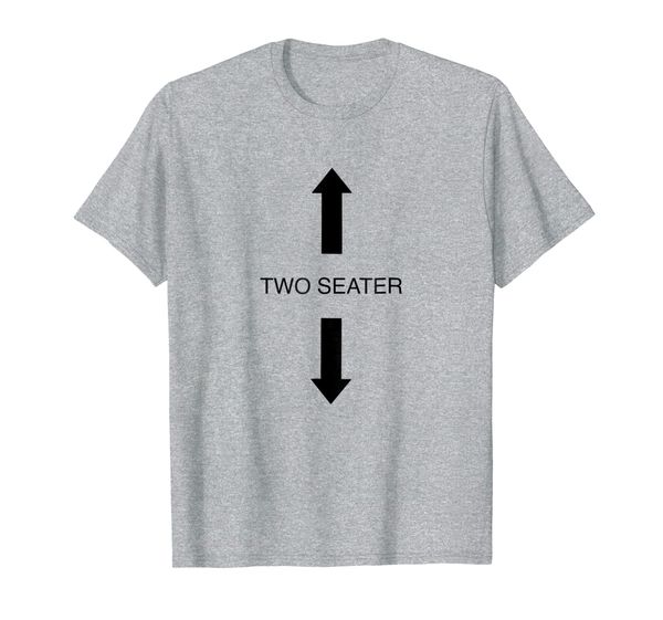 

two seater arrow funny novelty shirt | gift t-shirt, White;black